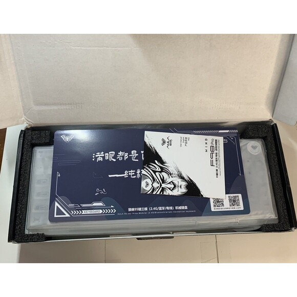 AULA F98 Wind Pro Wireless Mechanical Keyboard with Transparent Keycaps Hot Swap - Picture 3 of 6